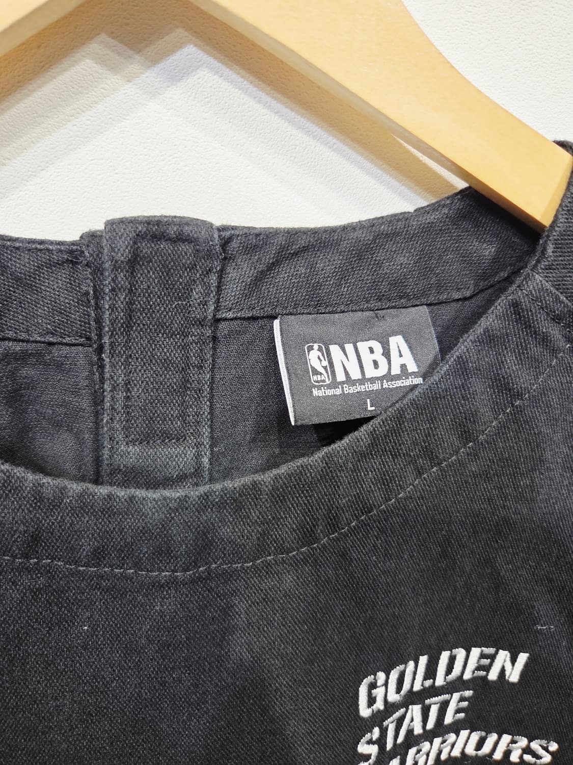 NBA. 남자 골든스테이트 워리어스 반팔 티셔츠 블랙_L 상품이미지8