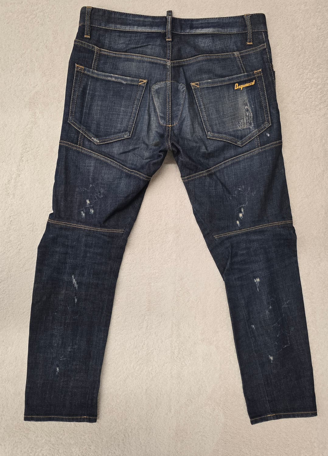 (정품) 디스퀘어드2 루키3 가죽덧뎀 바이커 싸이즈 32.  74LA03 상품이미지5