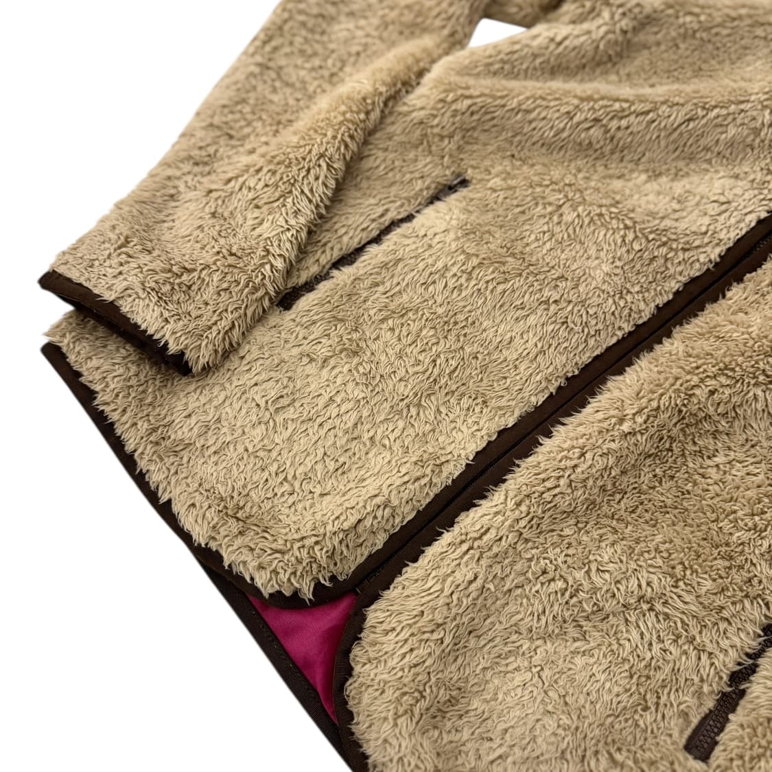 X-GIRL 엑스걸 플리스 후드 자켓 베이지 상품이미지5