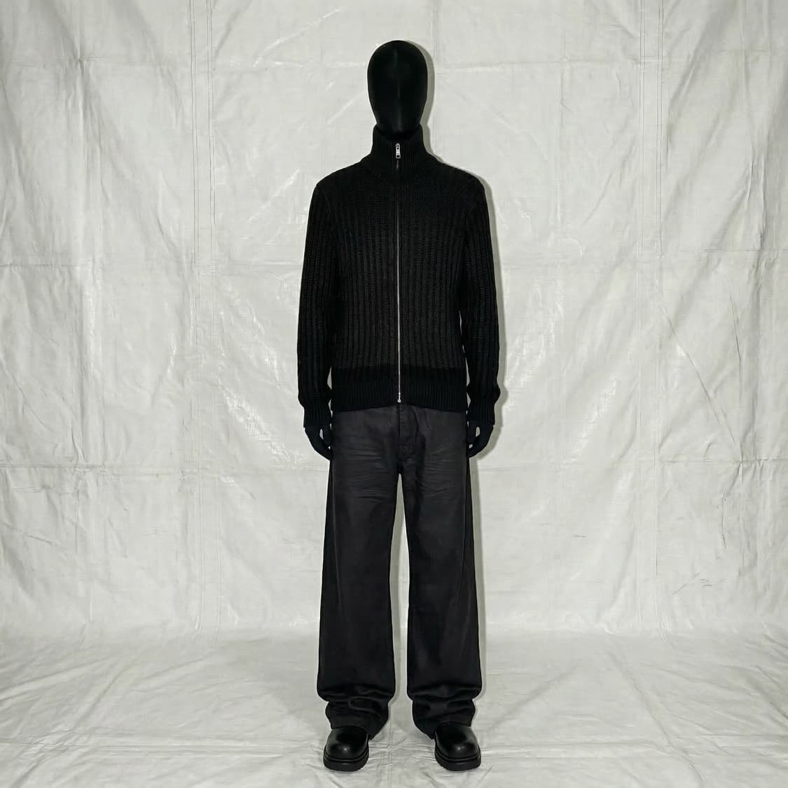 calvin klein coated zip up sweater 상품이미지1