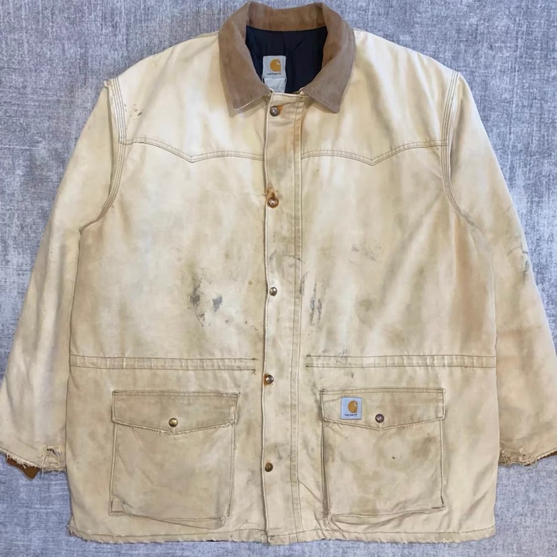 Vintage Carhartt(칼하트) 헌팅 자켓 워크웨어 코트 상품이미지1