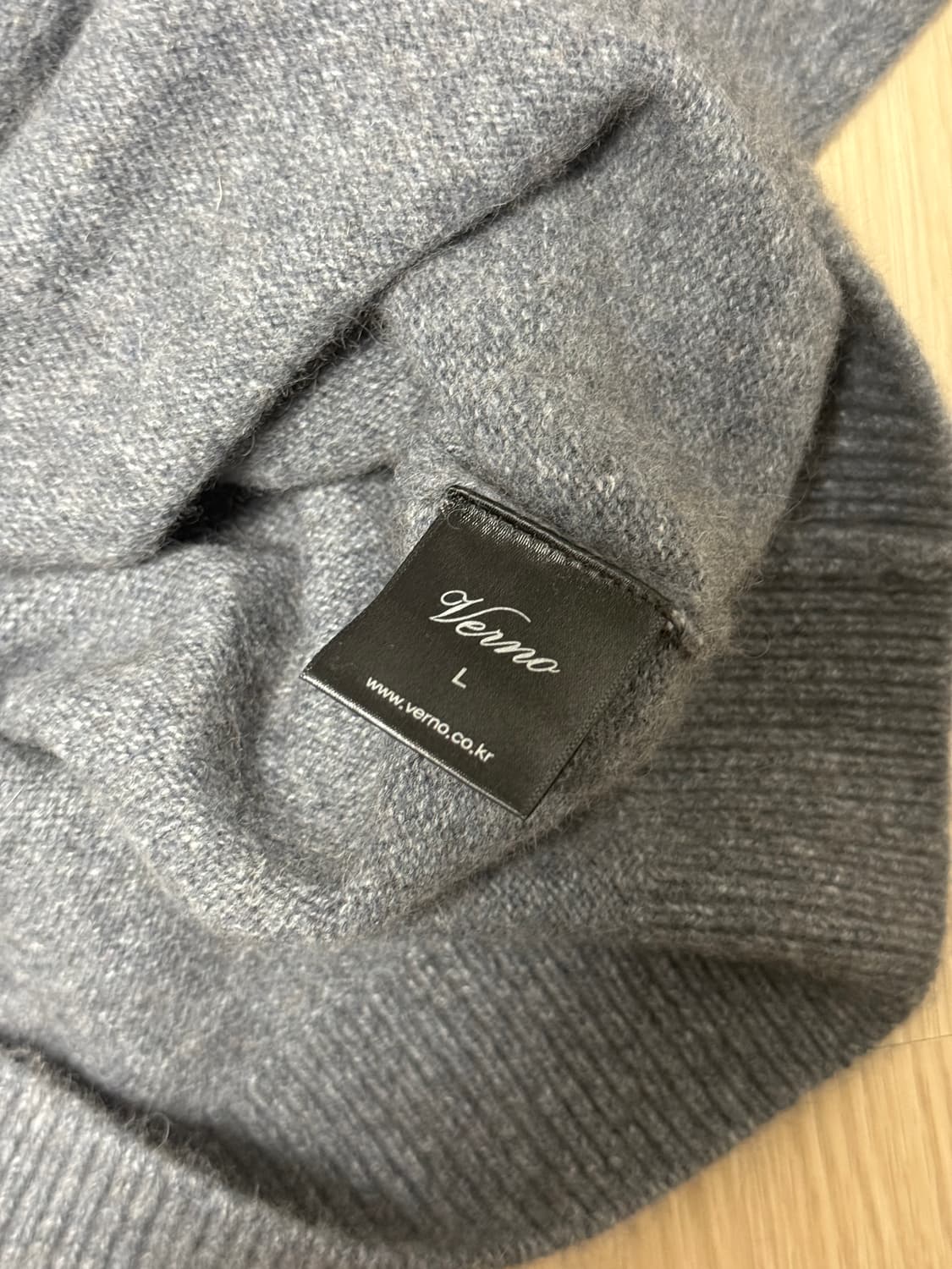 베르노 라쿤 니트 그레이 L 상품이미지4
