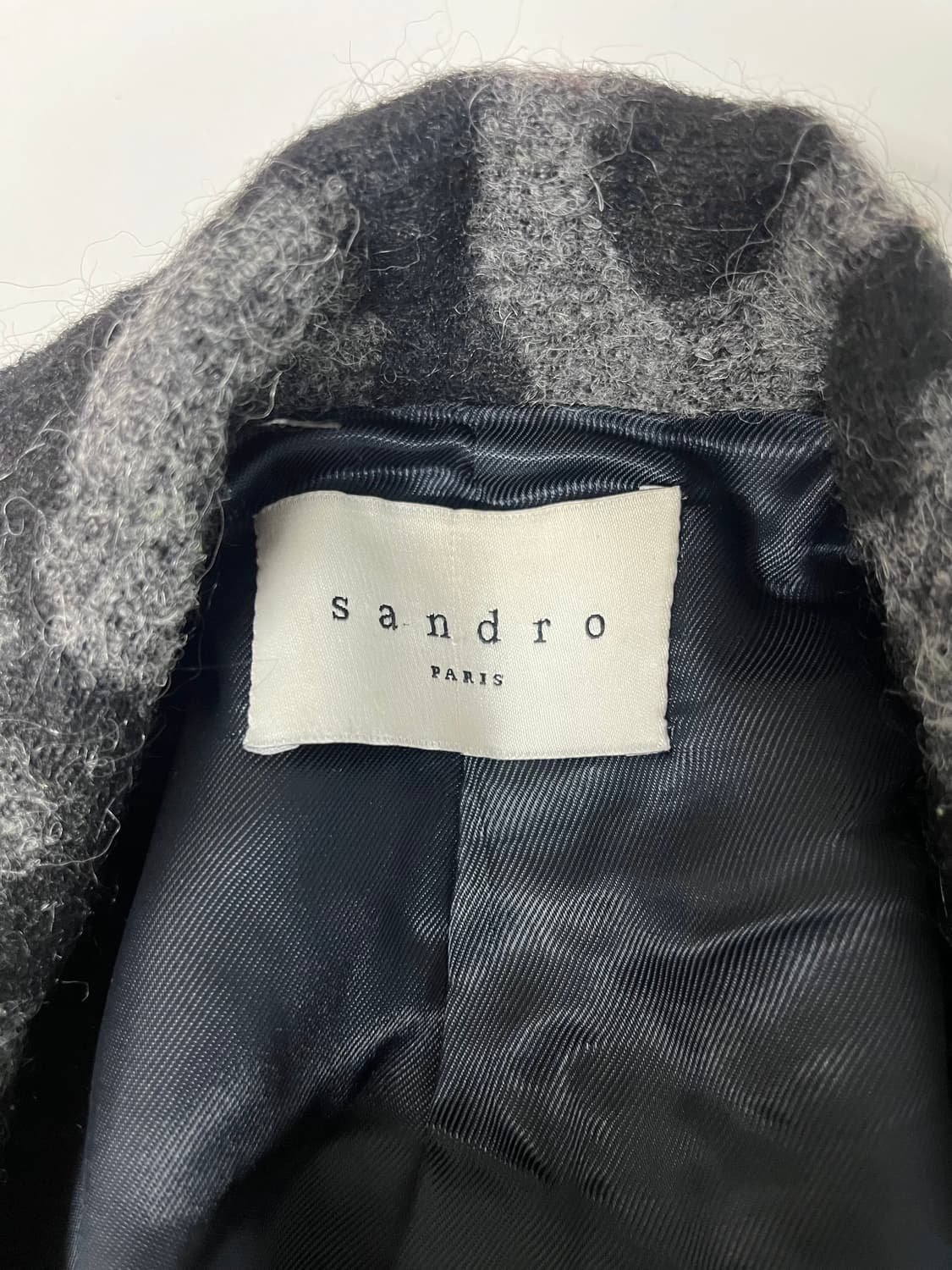 38) 산드로 모헤어 알파카 코트 상품이미지4