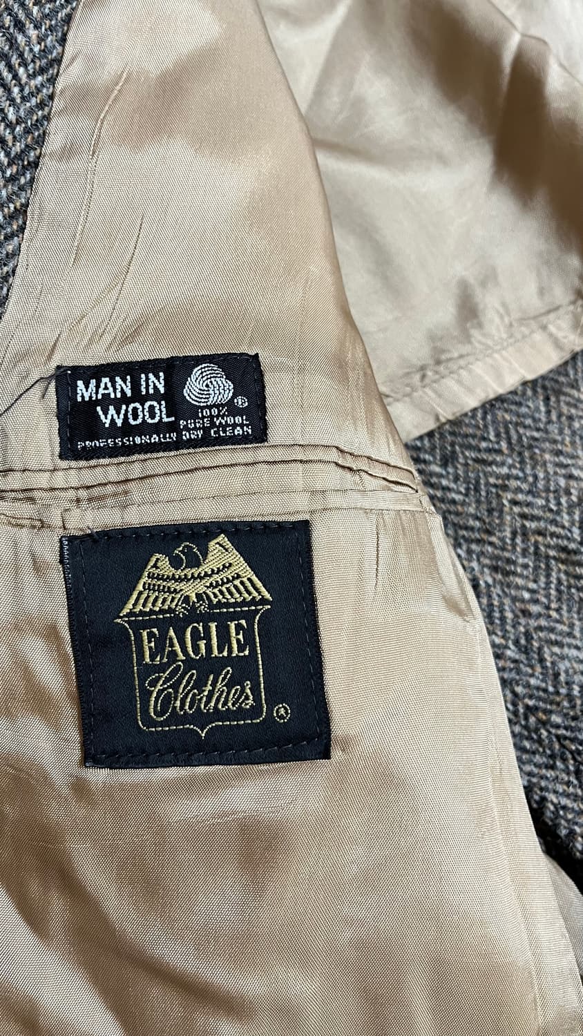 80s 빈티지 해리스트위드 블레이저 상품이미지5