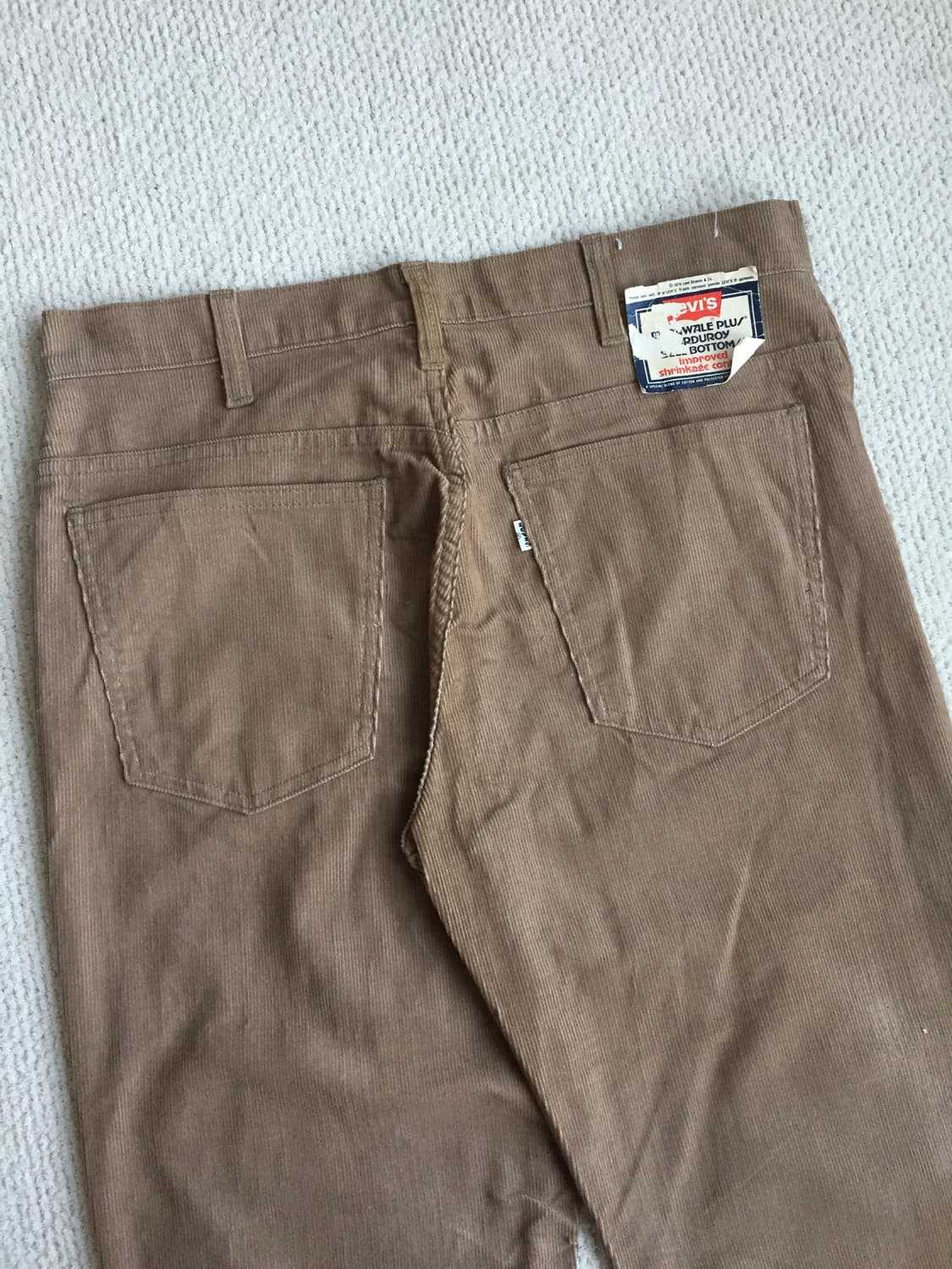 데드스탁 70‘s levis 646 벨바텀 코듀로이 팬츠  상품이미지4