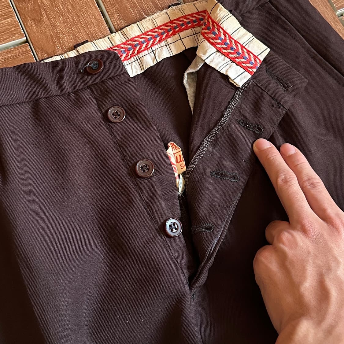 80’s Slupianka poland dress work pants 상품이미지4