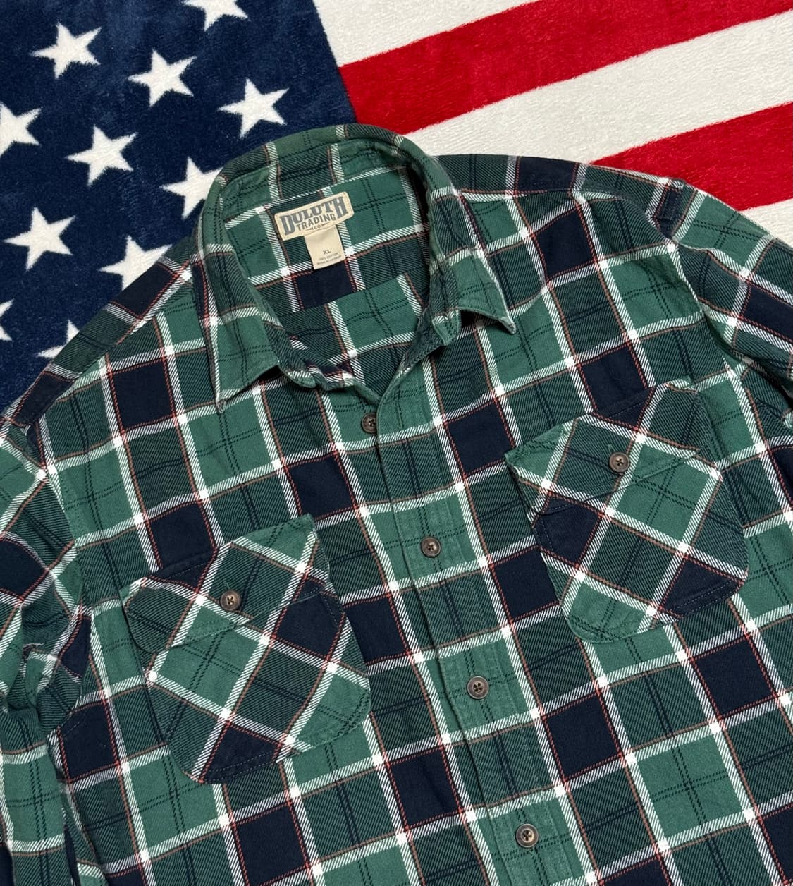 빈티지플란넬셔츠 워크셔츠 vintage flannel shirt 체크셔츠 상품이미지5