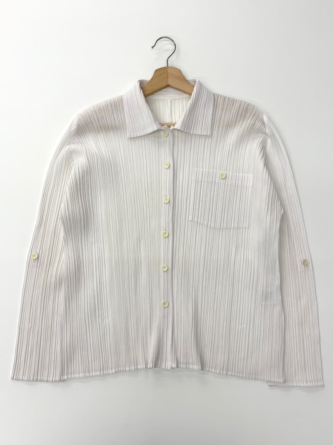Pleats Please 플리츠플리즈 화이트 가디건 상품이미지2