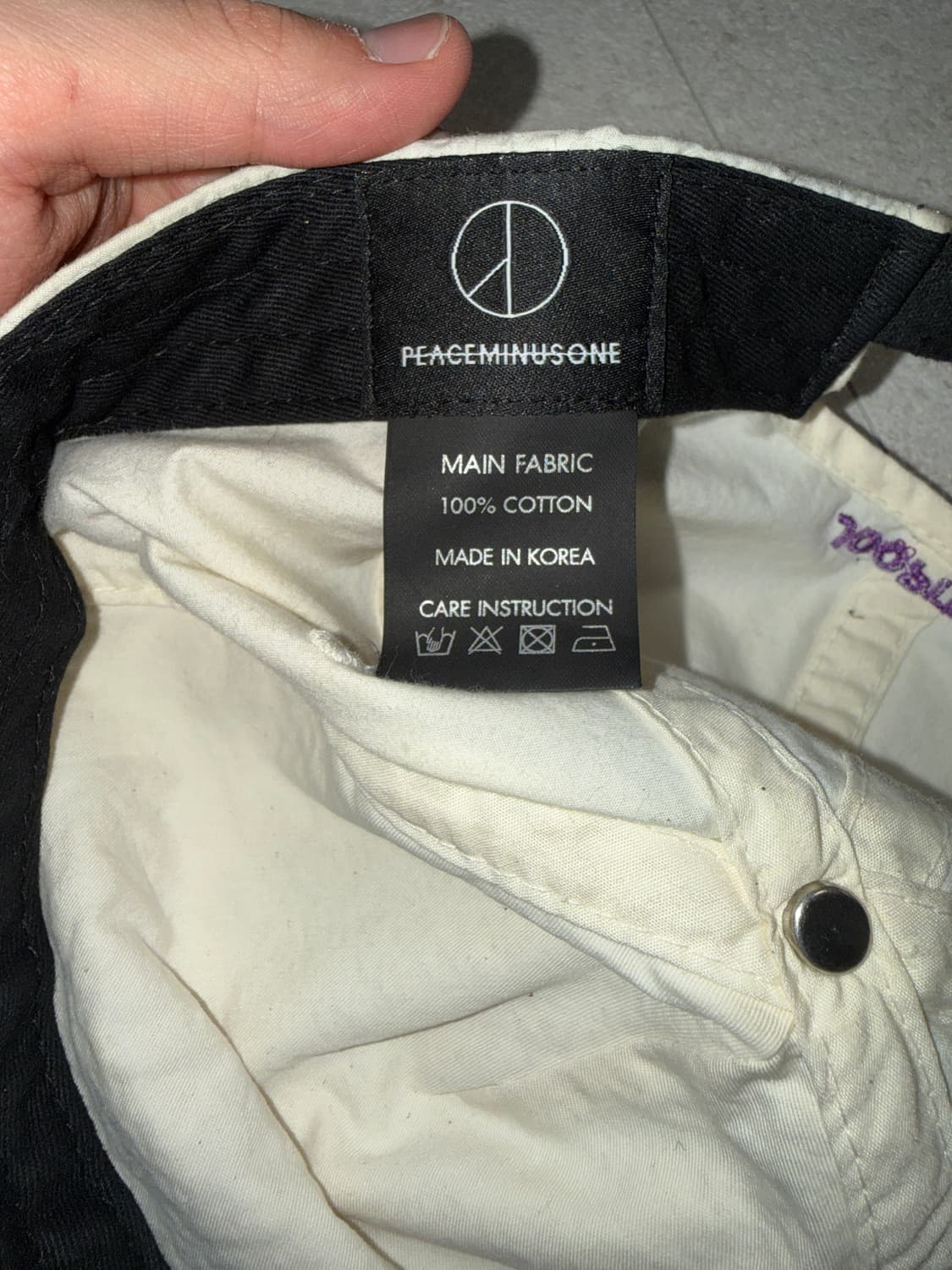 피스마이너스원 X 주피터 F&F 퍼플 볼캡 상품이미지4