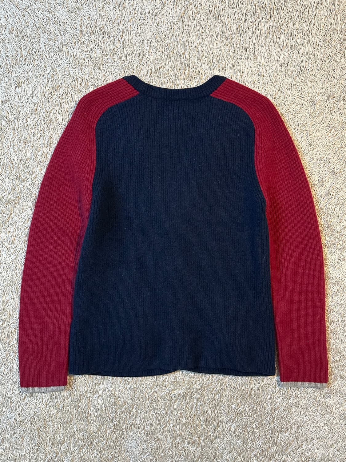 라코스테 LACOSTE 브이넥 배색 울 가디건 상품이미지3