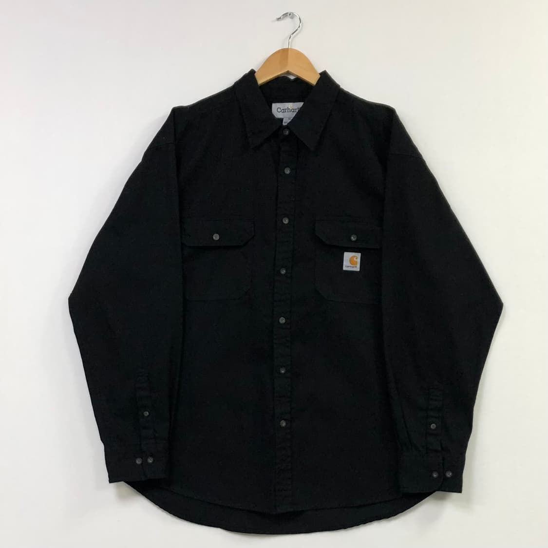 Xxl 칼하트 블랙 워크 셔츠 상품이미지2