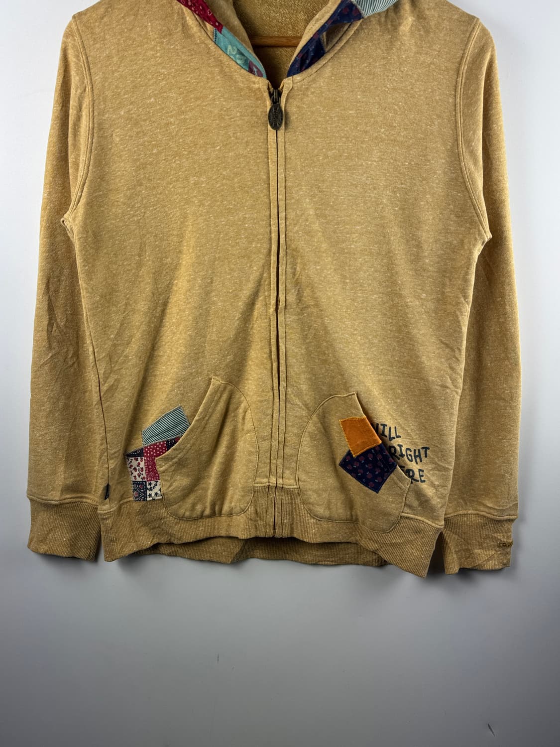 JPN 러프 히피 하구미 패치 후드집업 상품이미지4