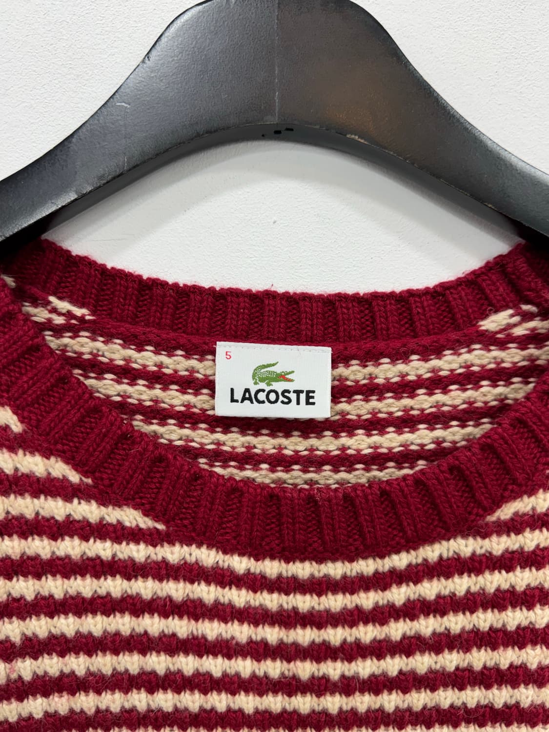 라코스테 스트라이프 니트 상품이미지2