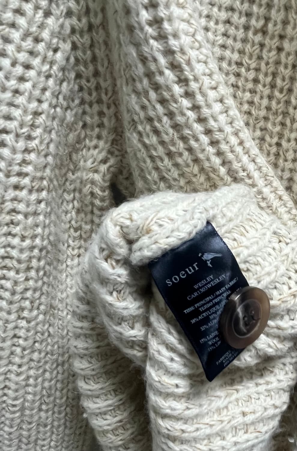 Soeur 쉐르 니트가디건 상품이미지6
