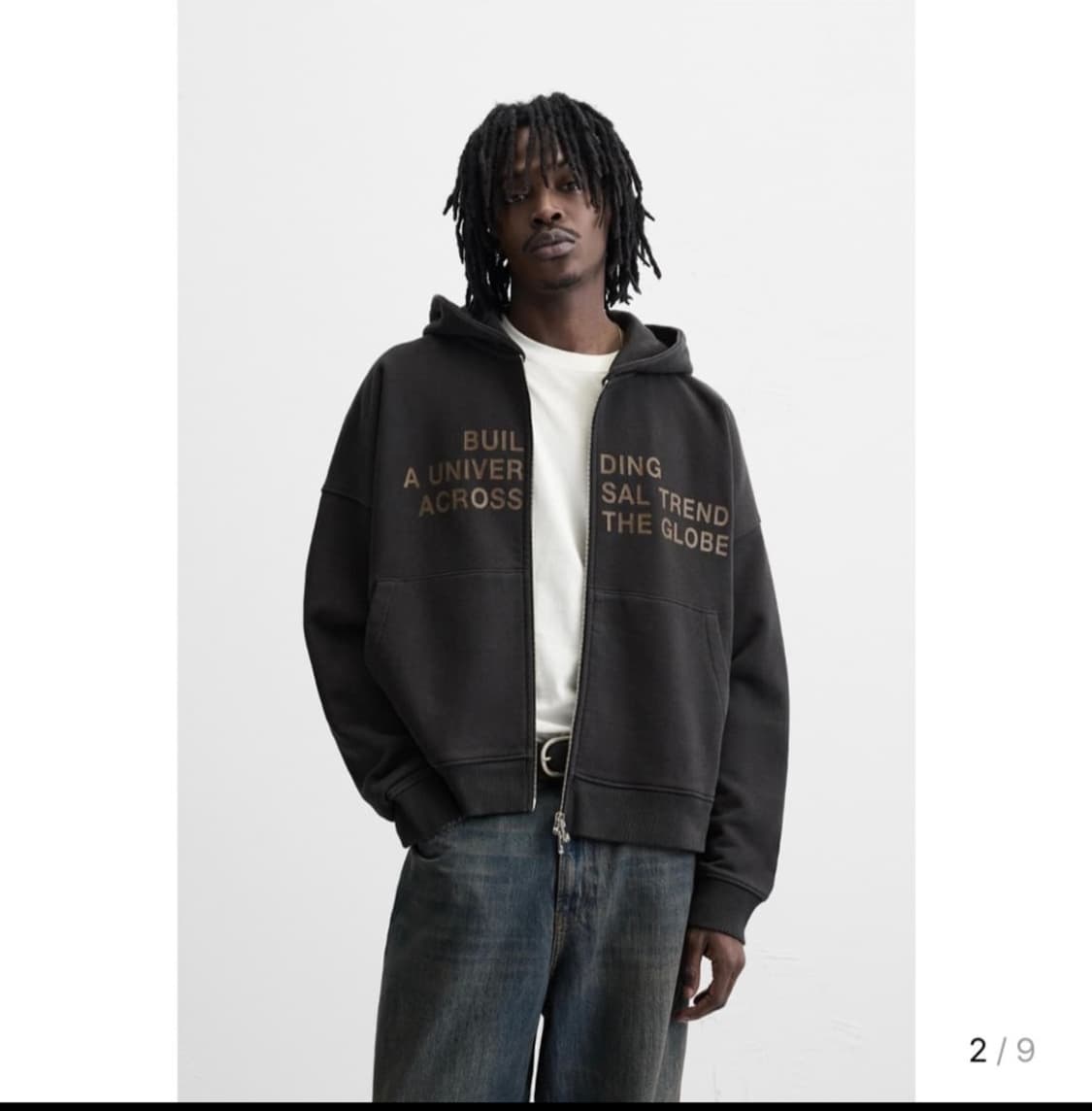 자라 후드집업 M 상품이미지2