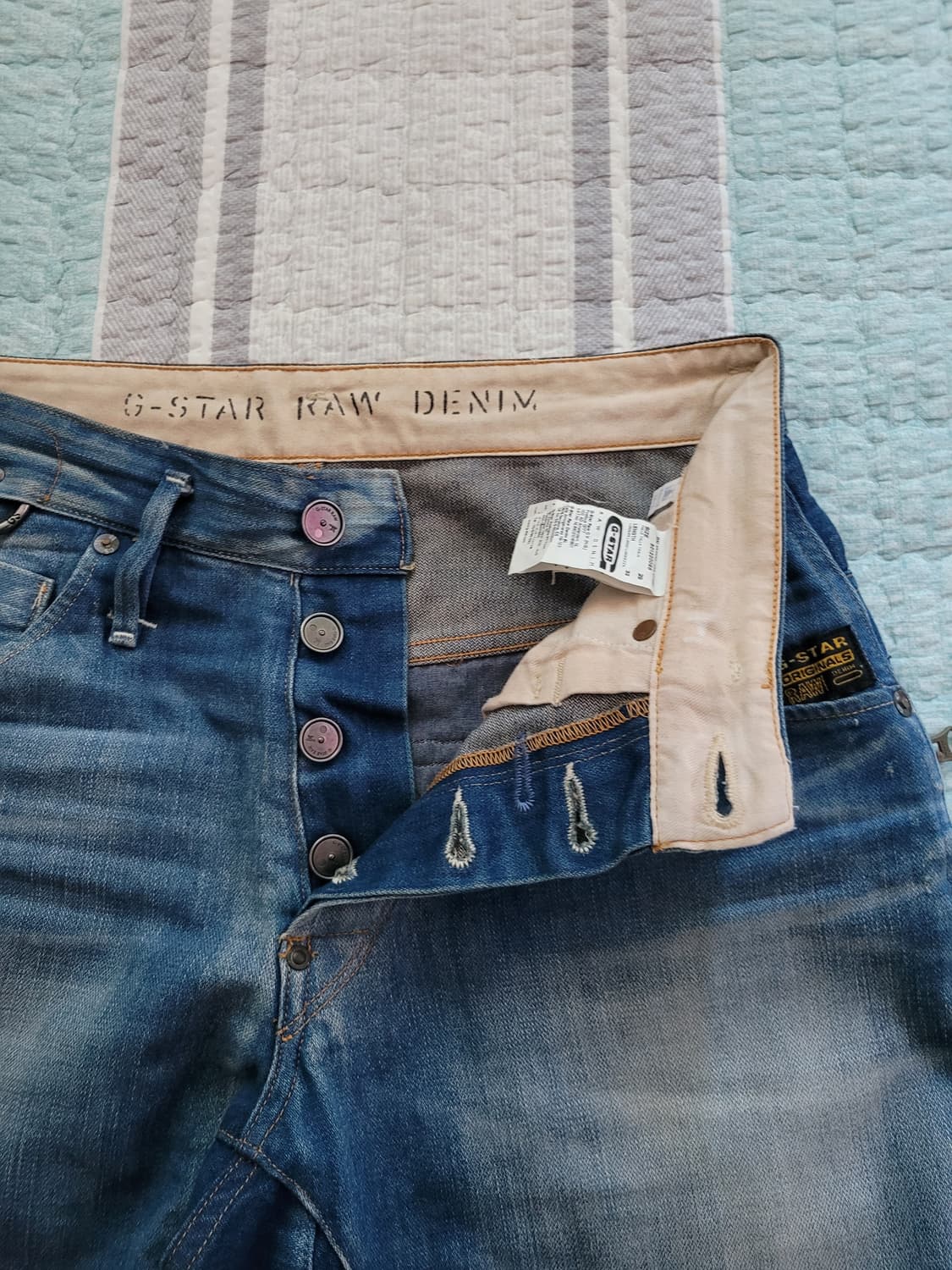 지스타로우 Gstarraw. 뉴릴리3D루즈테이퍼드연청워싱진 29사이즈. 상품이미지4