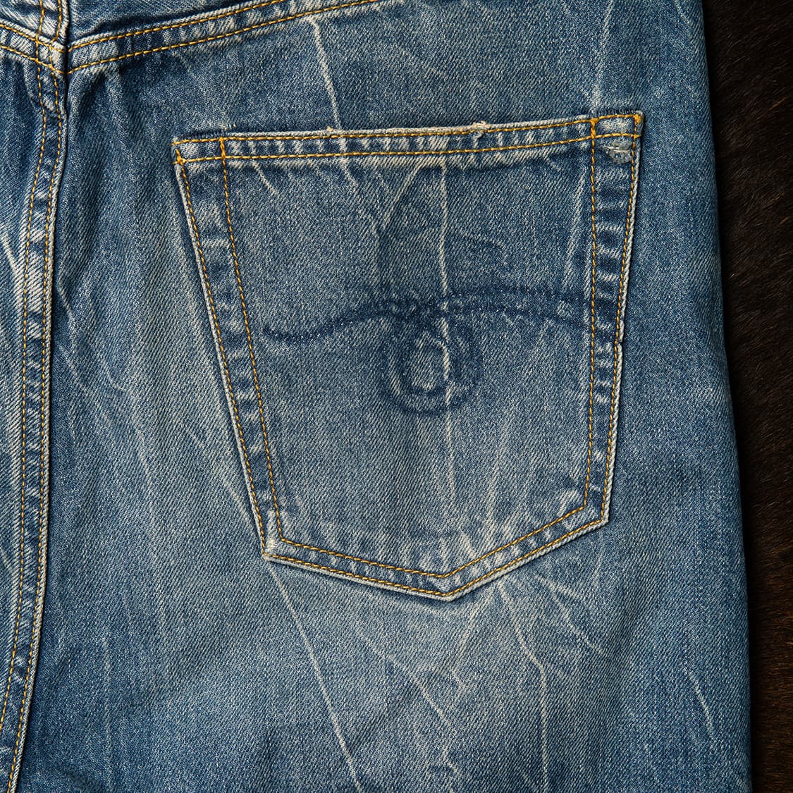 [32~34] R13 테일러드 드롭 데님팬츠 MB-1384  상품이미지4