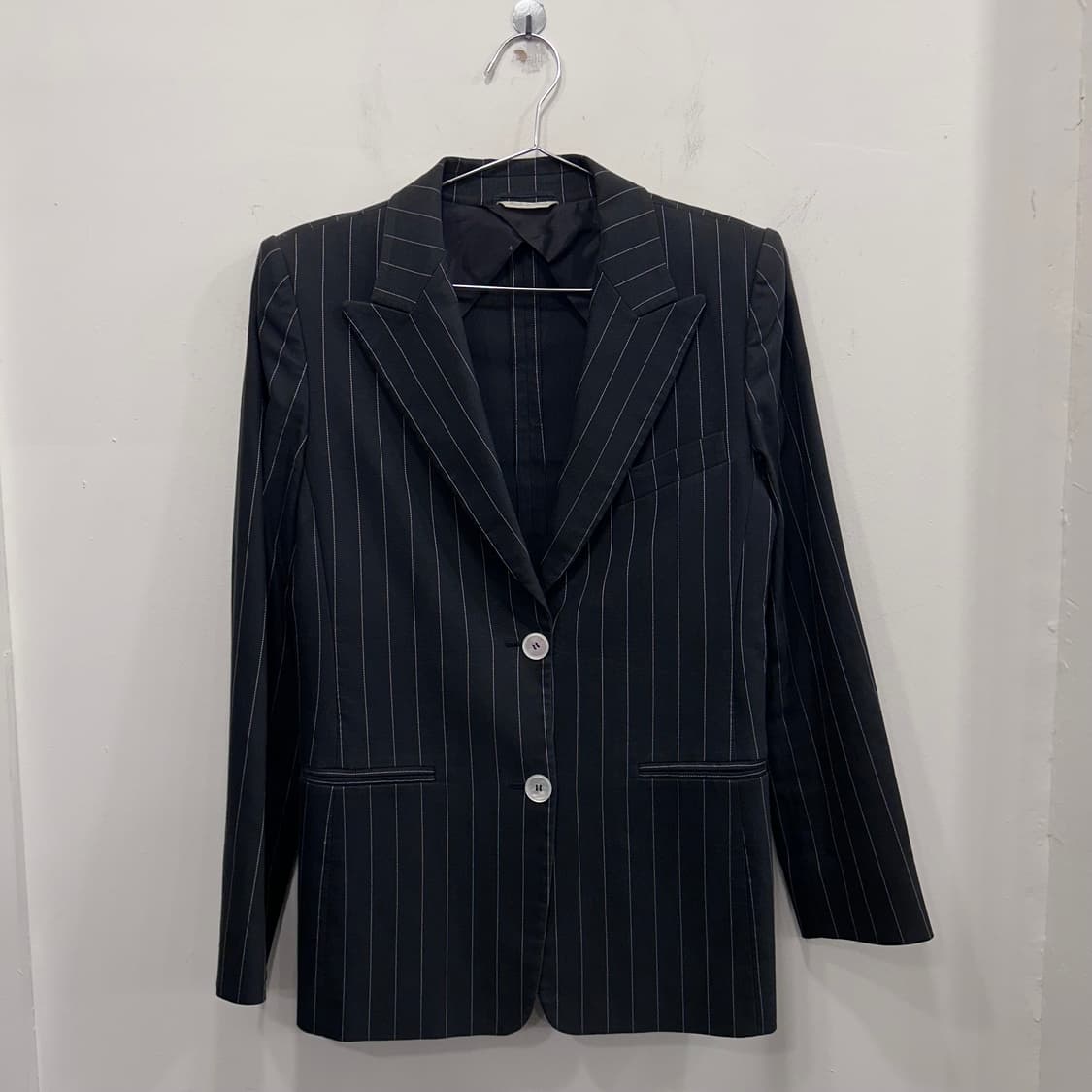 막스마라 라이크라 스트라이프 투버튼 블레이저 상품이미지2