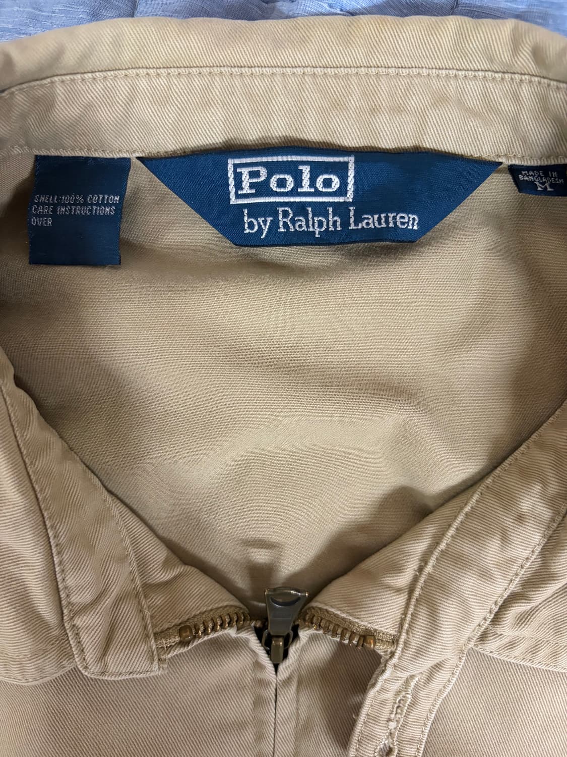 폴로 베이지 자켓 L 상품이미지4