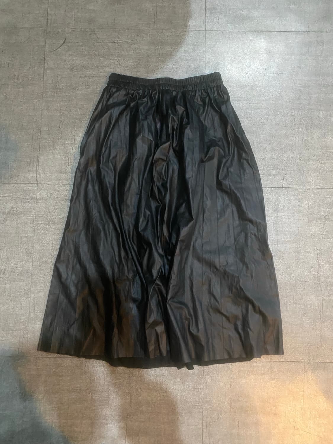 일본빈티지 핀터깔y2k 긱시크하이틴 가죽레더츨리츠스커트 상품이미지1