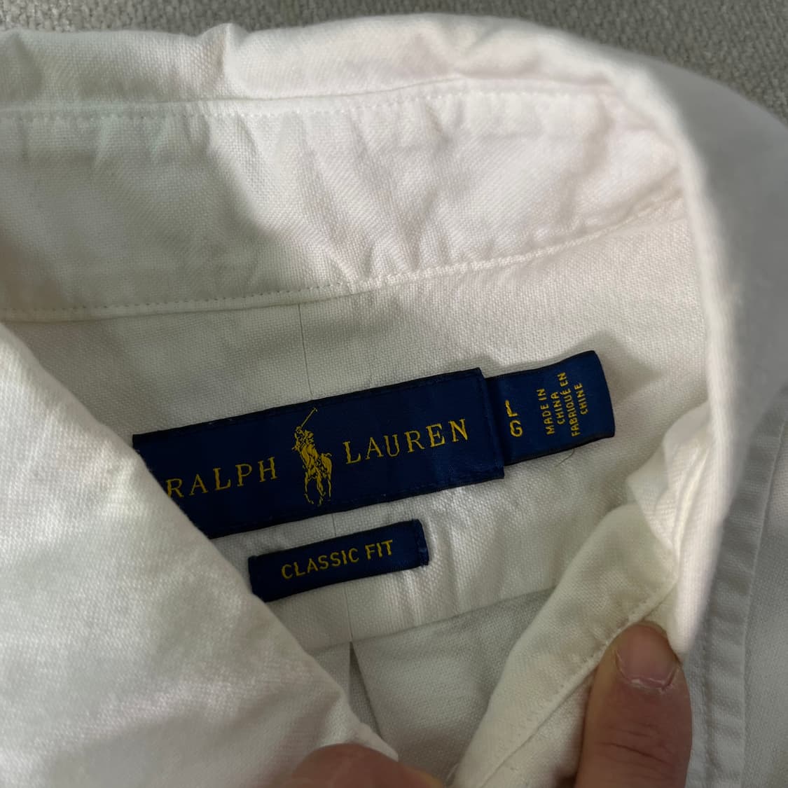 105 폴로랄프로렌 화이트 코튼 셔츠 상품이미지3