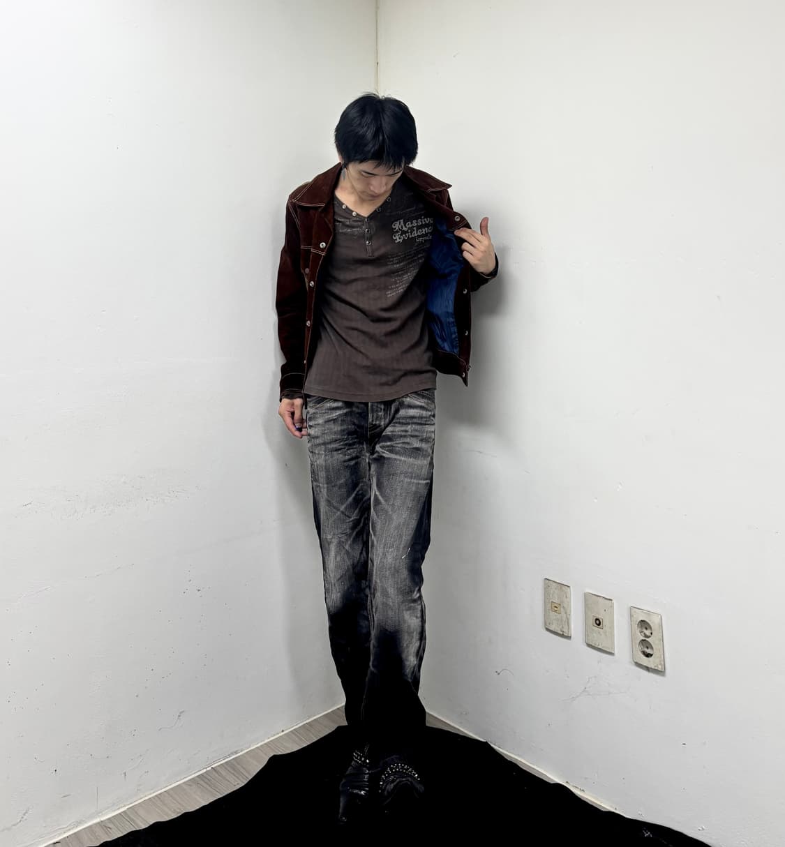 “Vintage” Western Mood Brown Jacket 상품이미지10