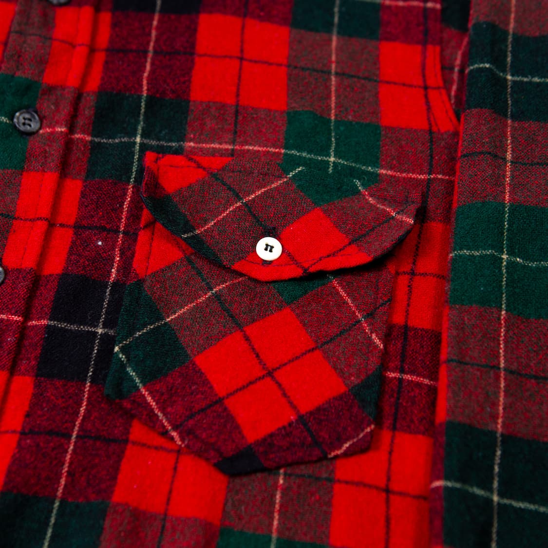 80s 울리치 버팔로 플레이드 울 워크셔츠 상품이미지4