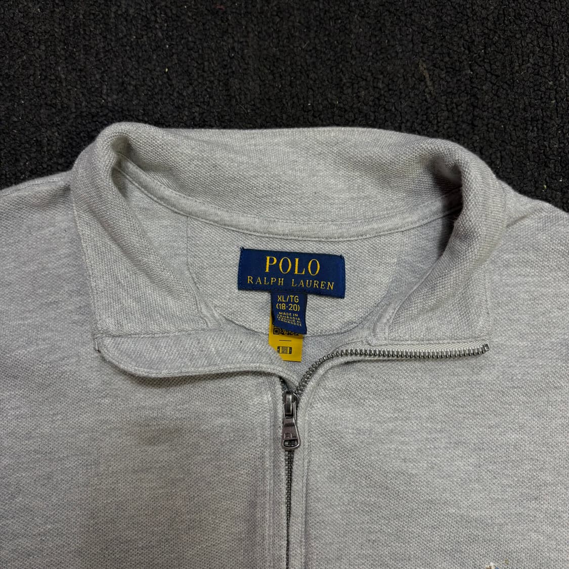 폴로 랄프로렌 신형 그레이 니트 반집업 맨투맨 XL 여성 상품이미지5
