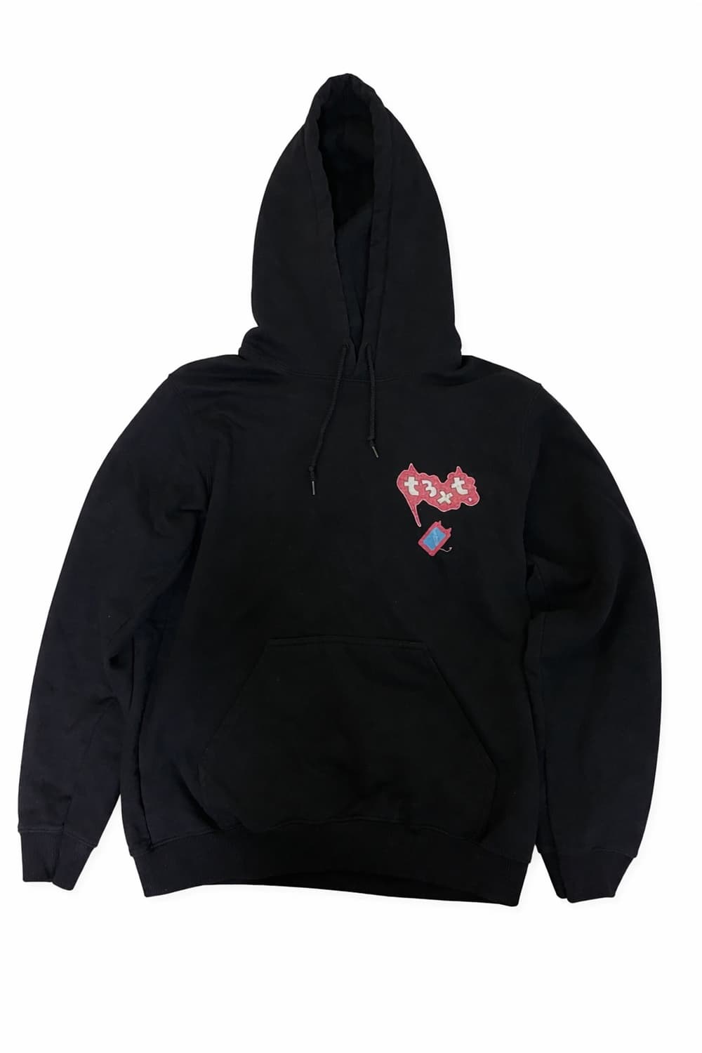 t3xt 후드티 블랙 상품이미지1