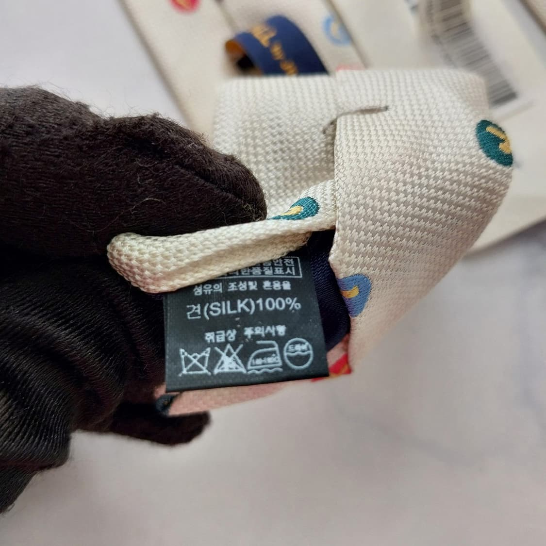 질스튜어트 실크 도트 패턴 넥타이 5.6cm S등급 새상품 K2402 상품이미지9