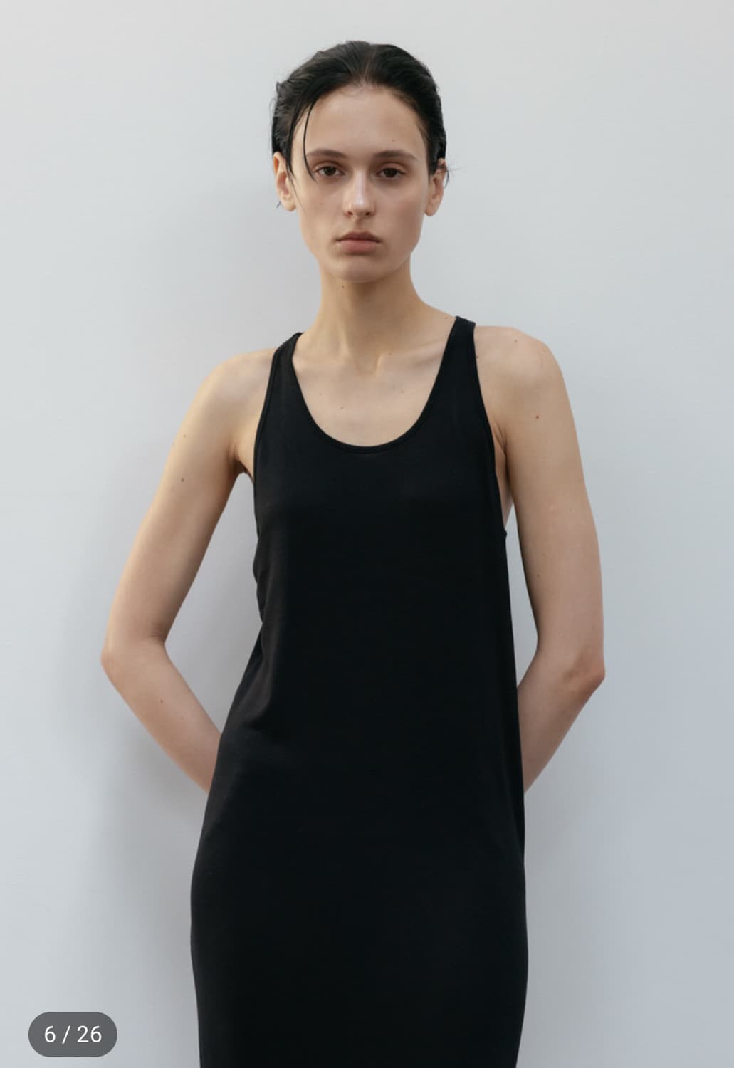 Carriere 저지 롱 드레스 상품이미지5