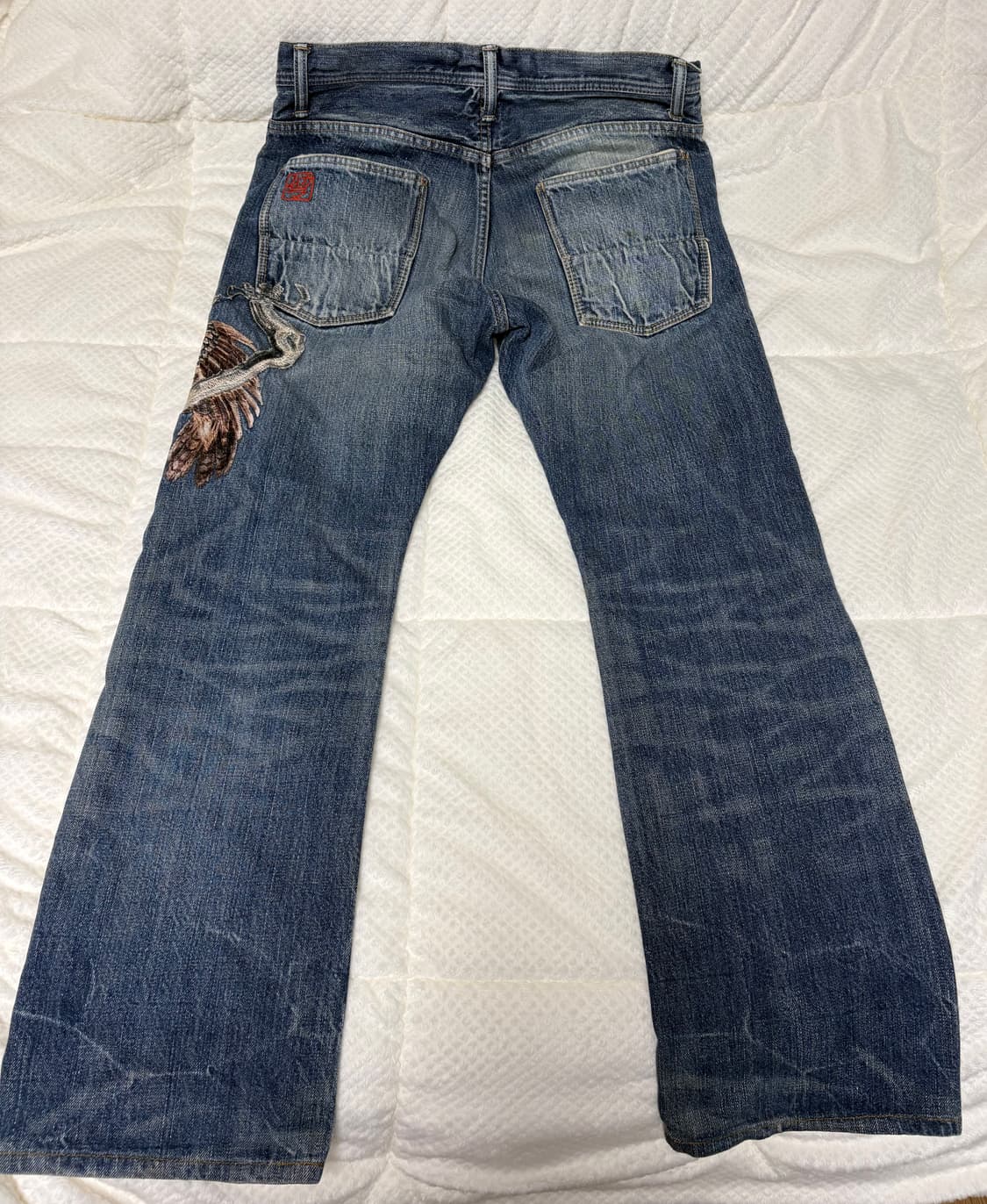 Denim Craft Embroidered Bird Denim 상품이미지5