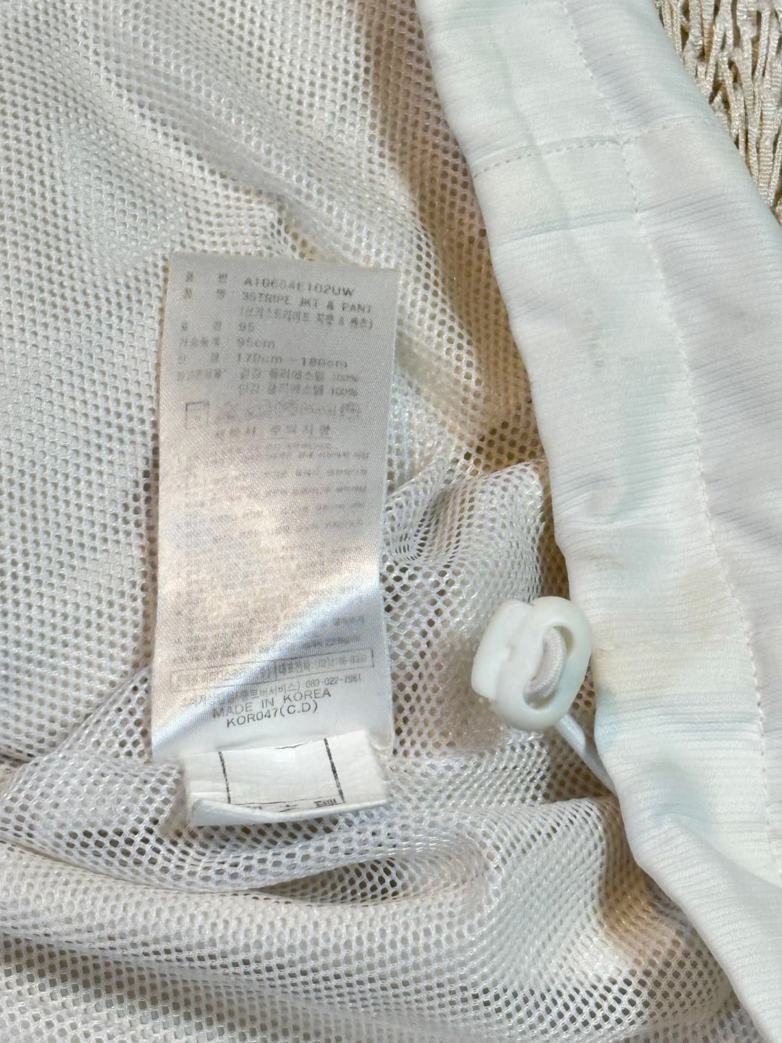 희귀) 아디다스 올드스쿨 사이드라인 건담 배색 바람막이 자켓 상품이미지8