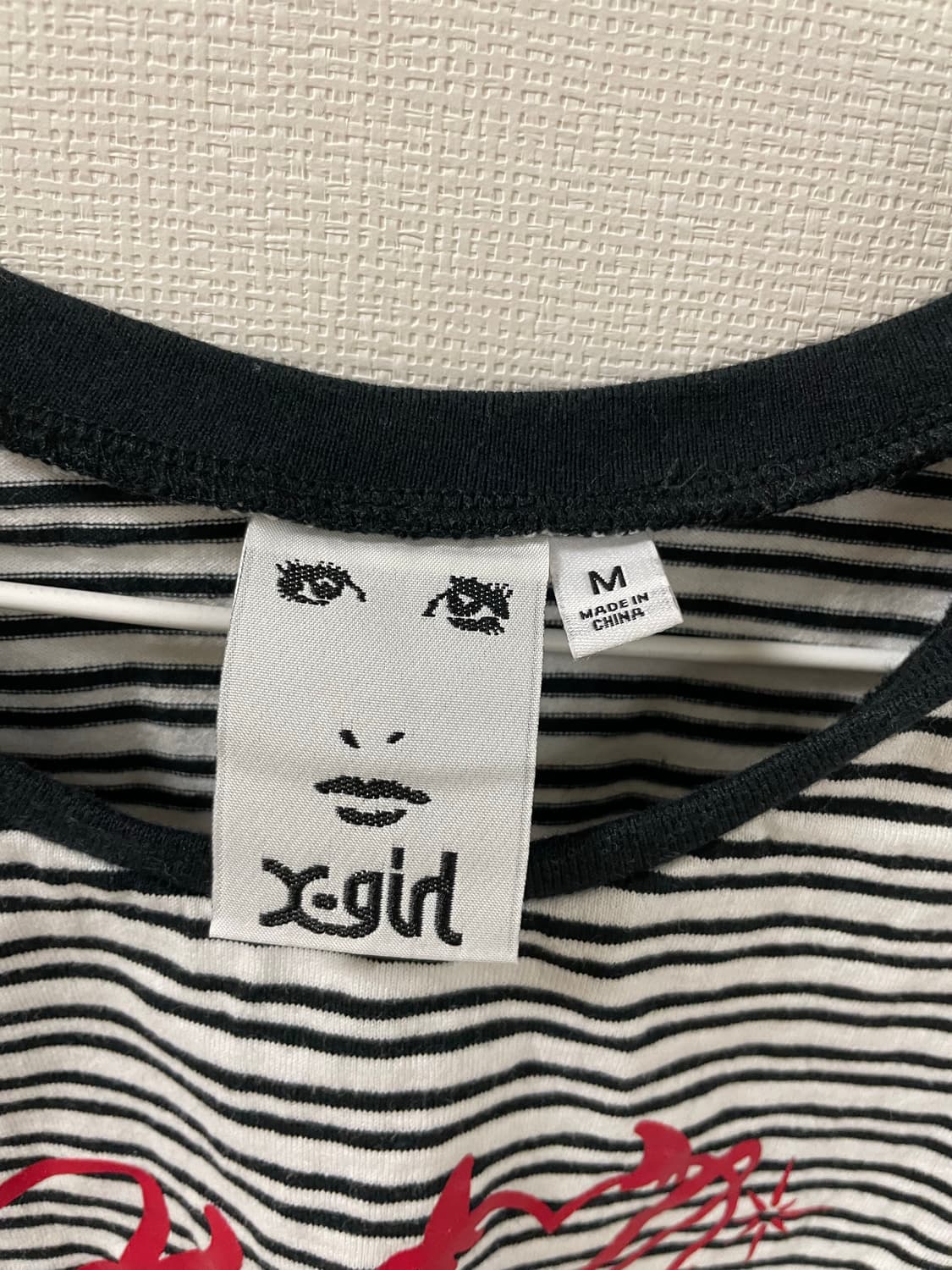 X girl baby tee 반팔 M 상품이미지2