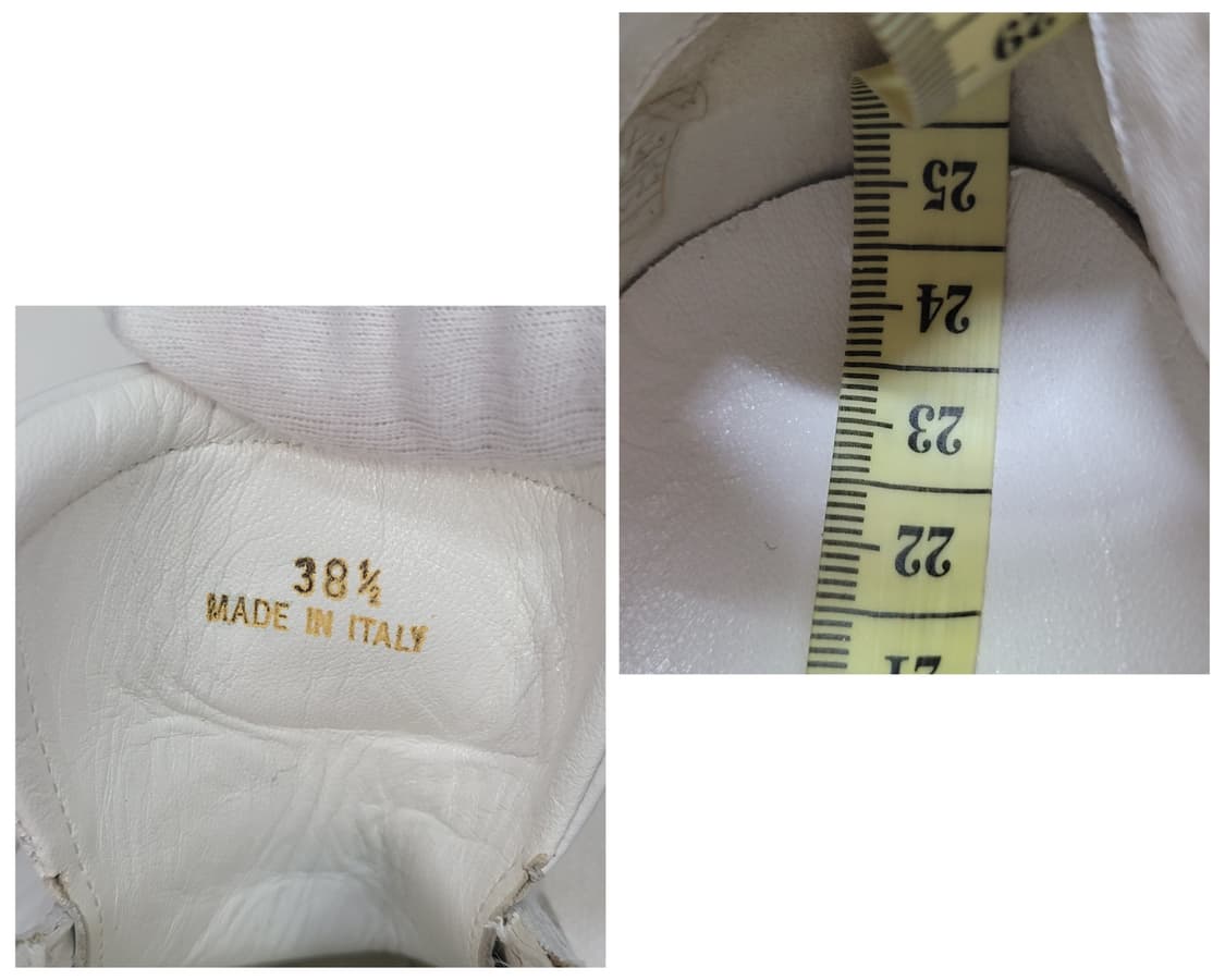 지미추 가죽 스니커즈 운동화 신발 Made in Italy 245사이즈 상품이미지10