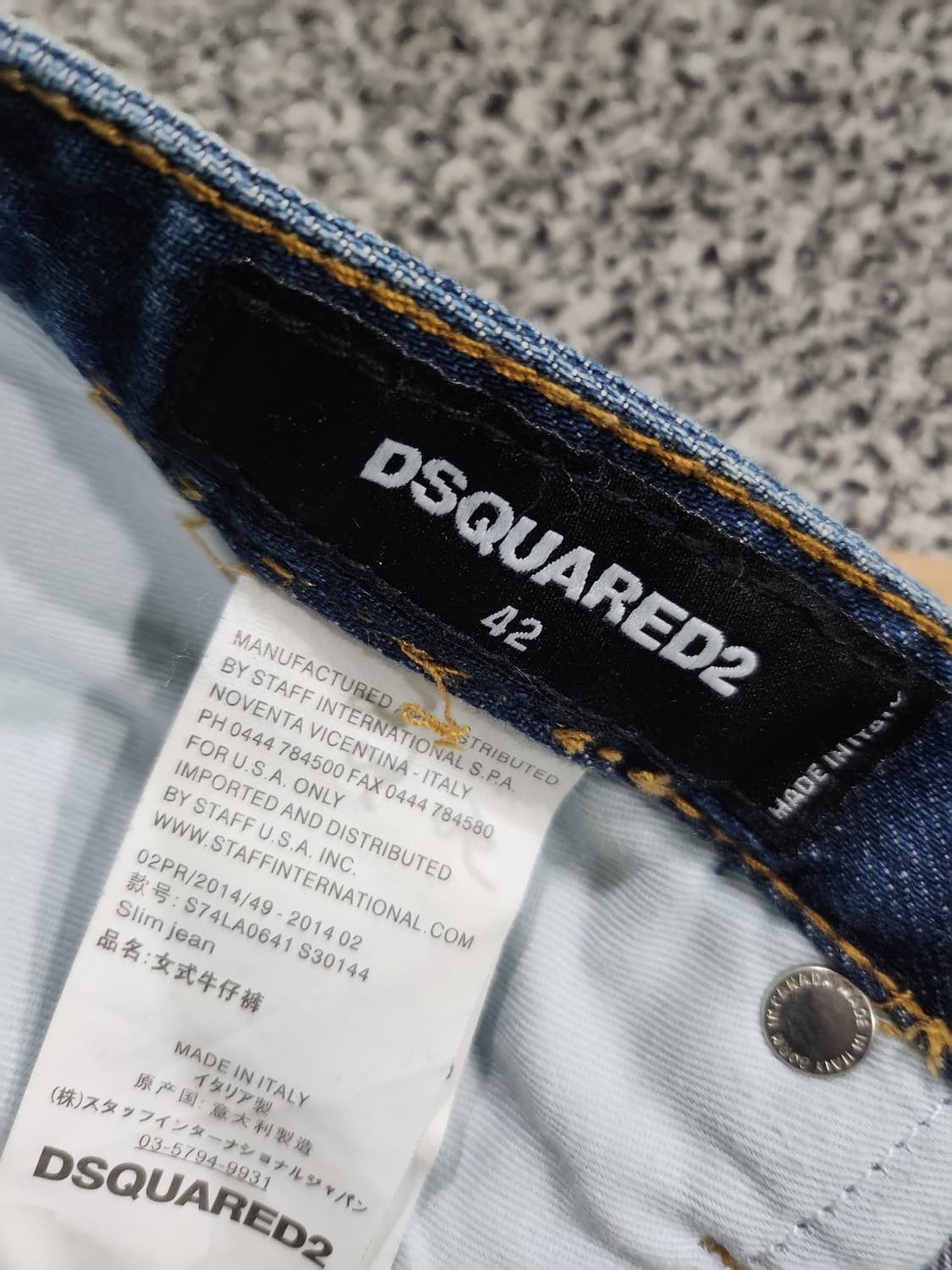 //디스퀘어드2 스타일 페인팅 워싱진 42 상품이미지8