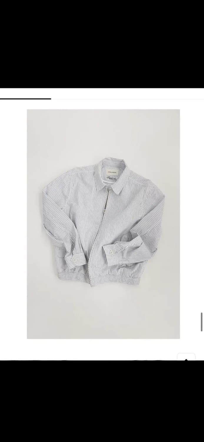 낫띵리튼 Marche summer blouson(White stripe) 상품이미지3