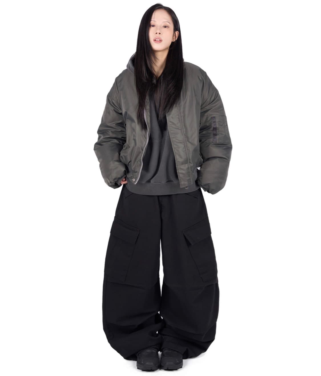 reetkim heavy cropped flight jumper ma-1 상품이미지1