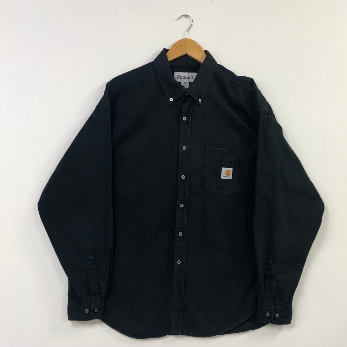 Xxl 칼하트 블랙 워크 셔츠 상품이미지2