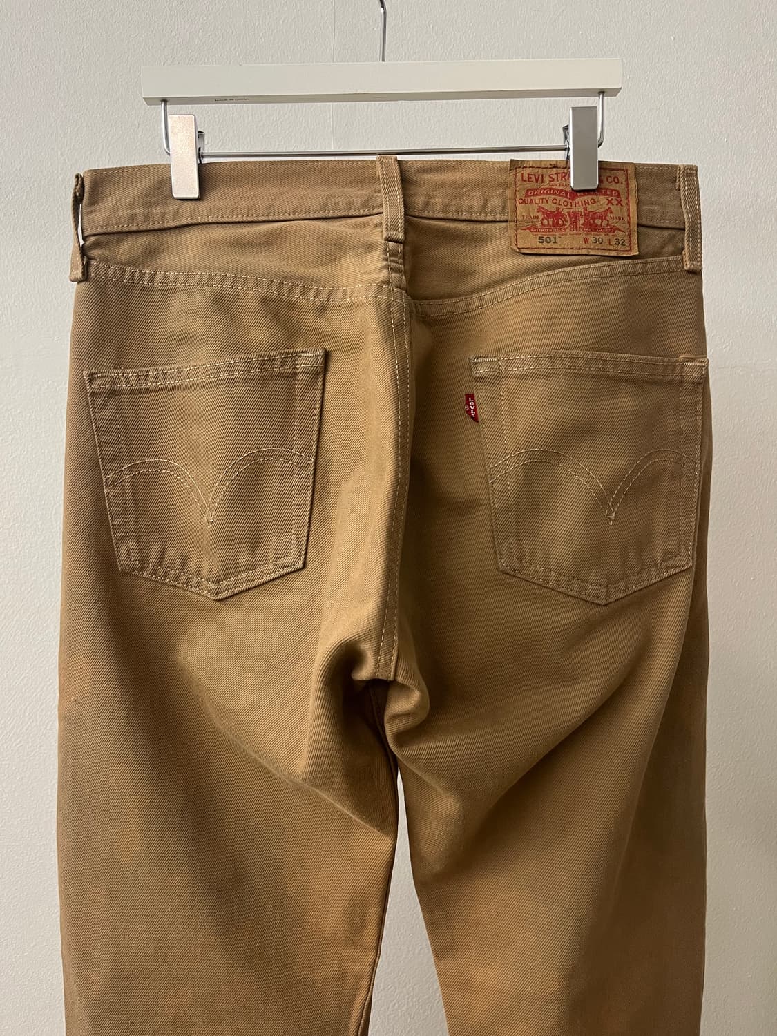 빈티지 리바이스 501 데님 팬츠 브라운 상품이미지1