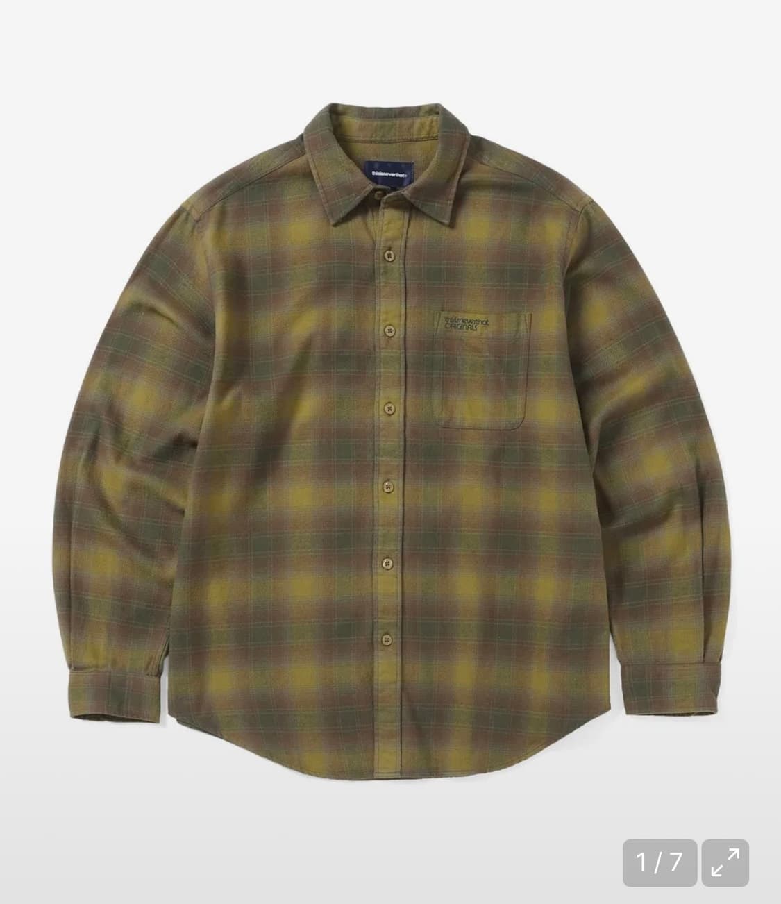 디스이즈네버댓 셔츠 Flannel Check Shirt 상품이미지1