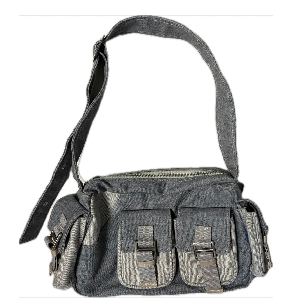 빈티지 리사이클링 데님백 상품이미지1