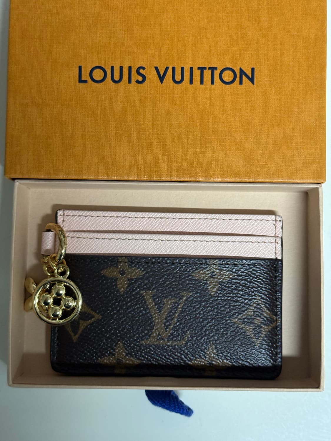 루이비통 LV 참 카드지갑 핑크 상품이미지4