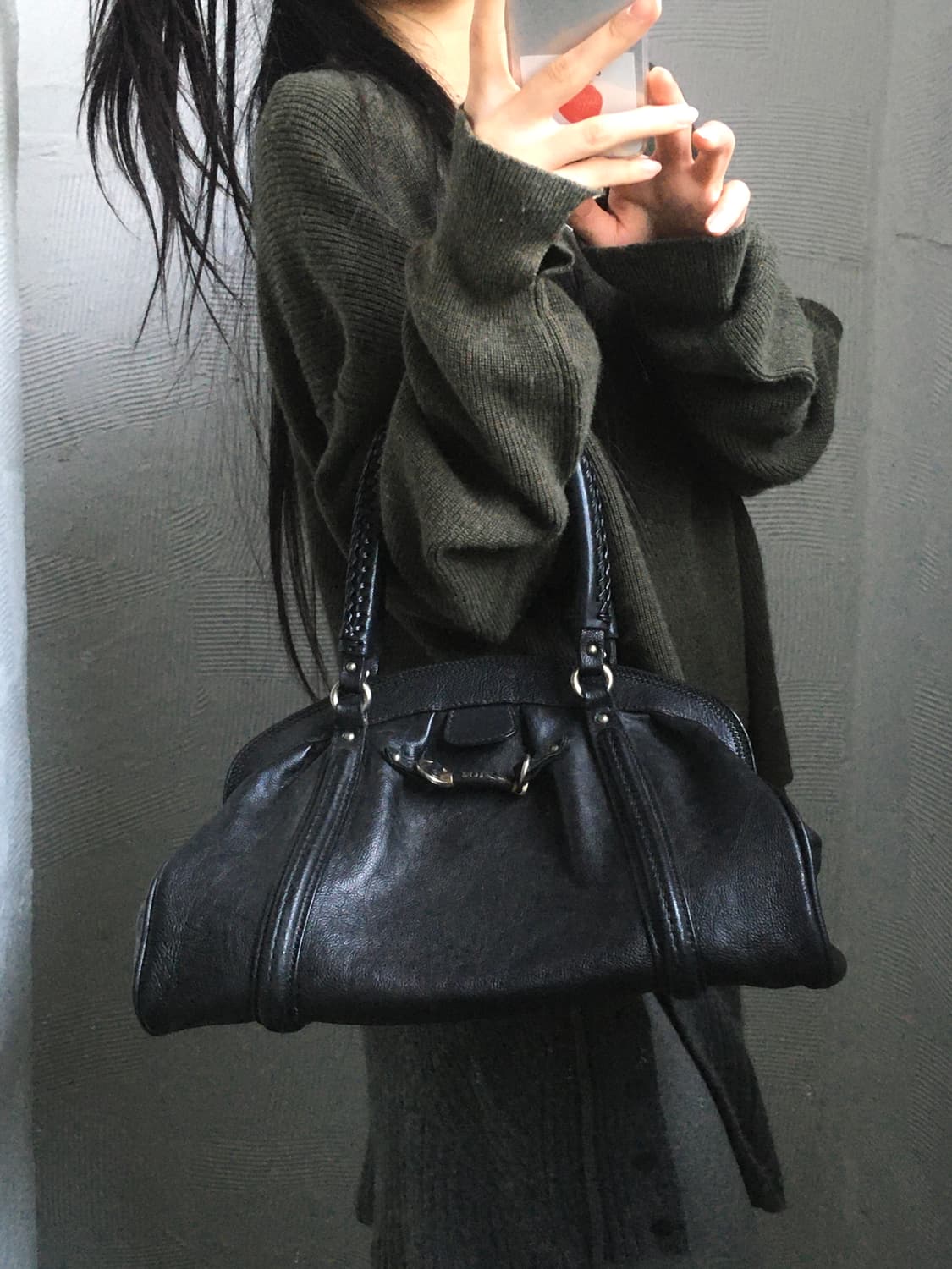 Dior 디올 00’s 레더 토트백 상품이미지1