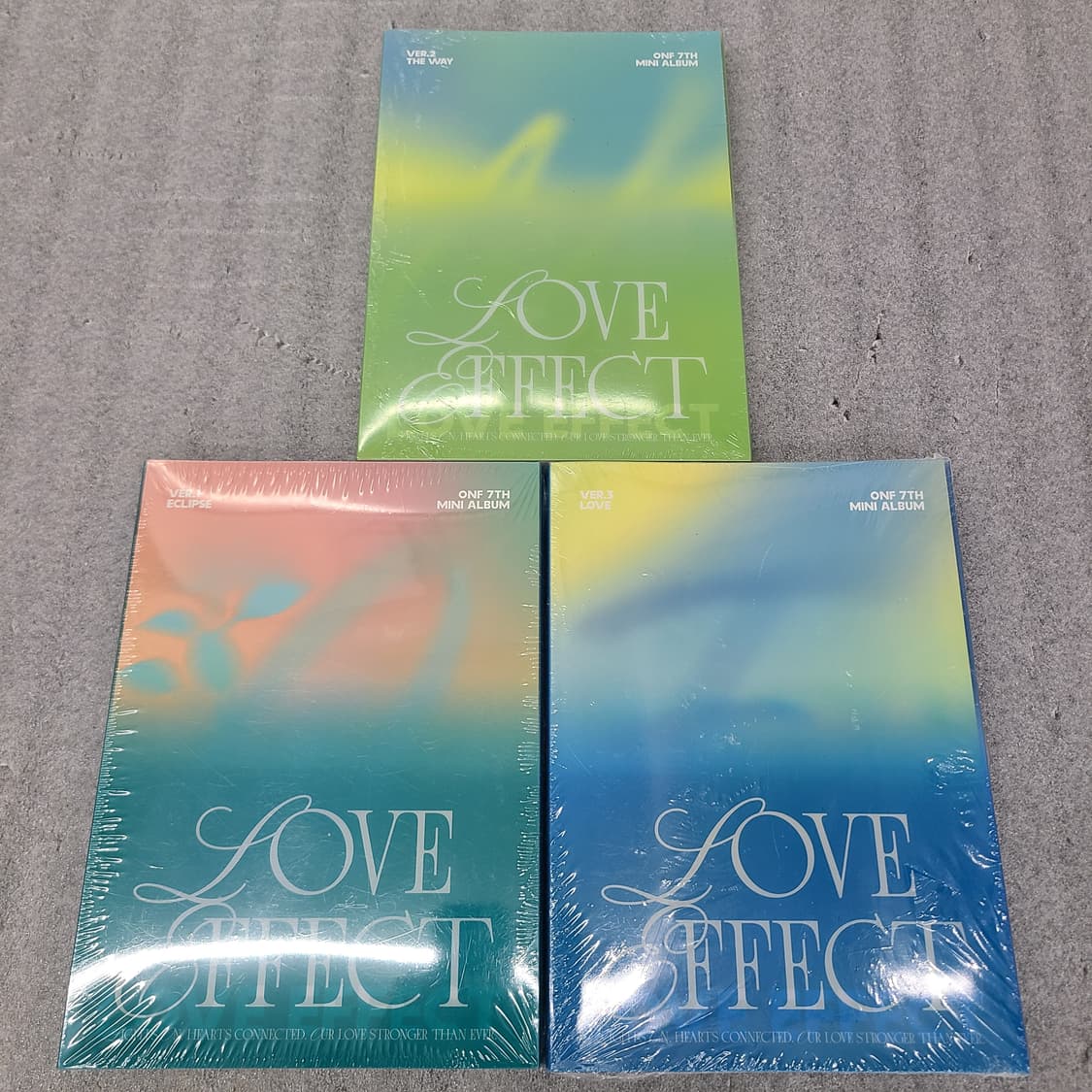 [미개봉 새제품] 온앤오프 7TH LOVE EFFECT 미니앨범 3EA  상품이미지1