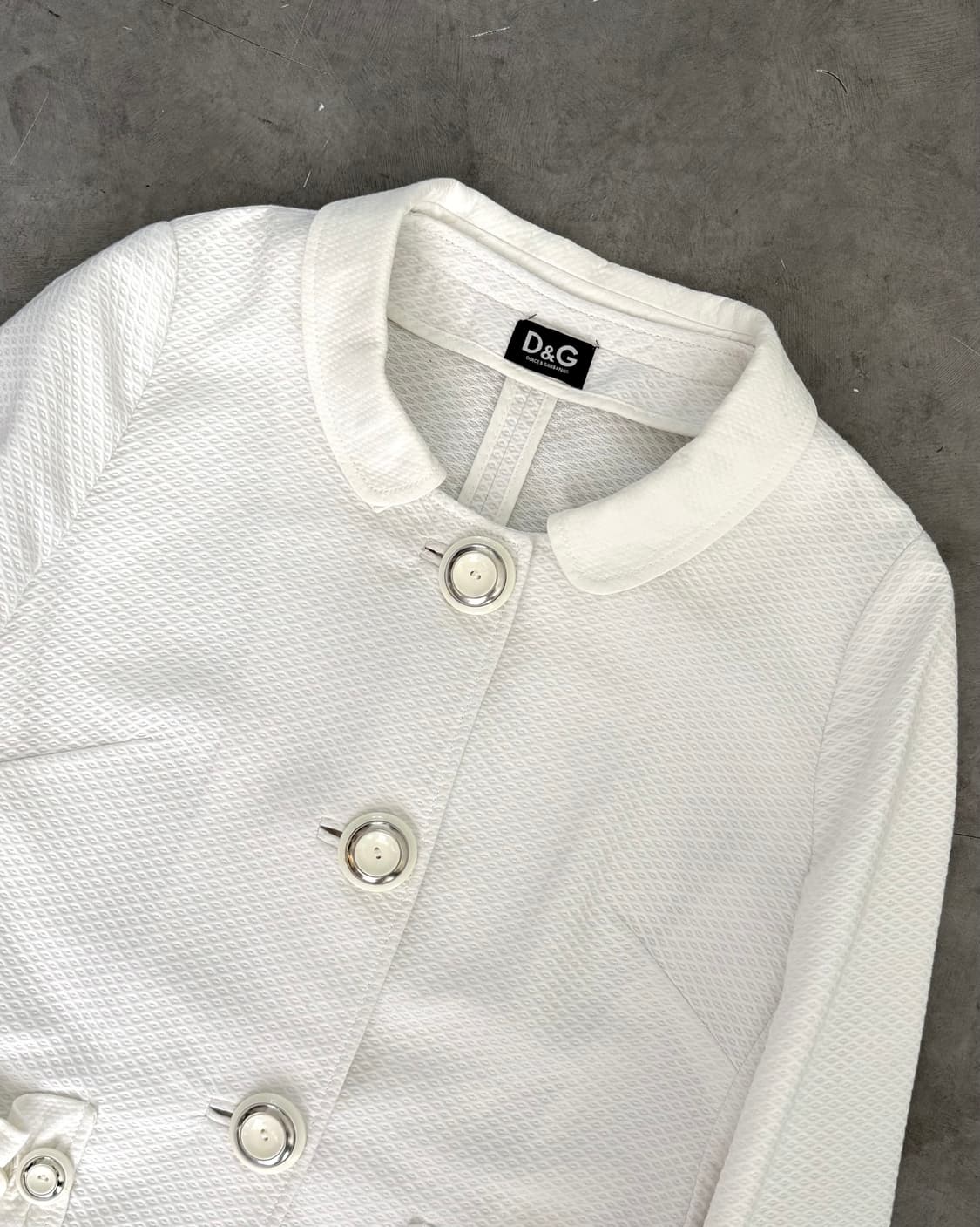 D&G 돌체앤가바나 화이트 카라 자켓 상품이미지5