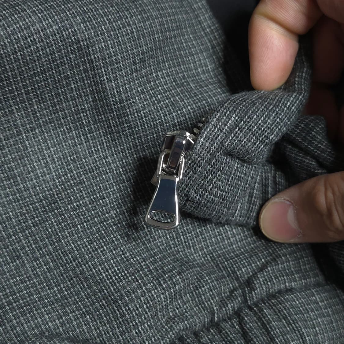 [3]더뤡코즈 울 체크 후디 점퍼 상품이미지6