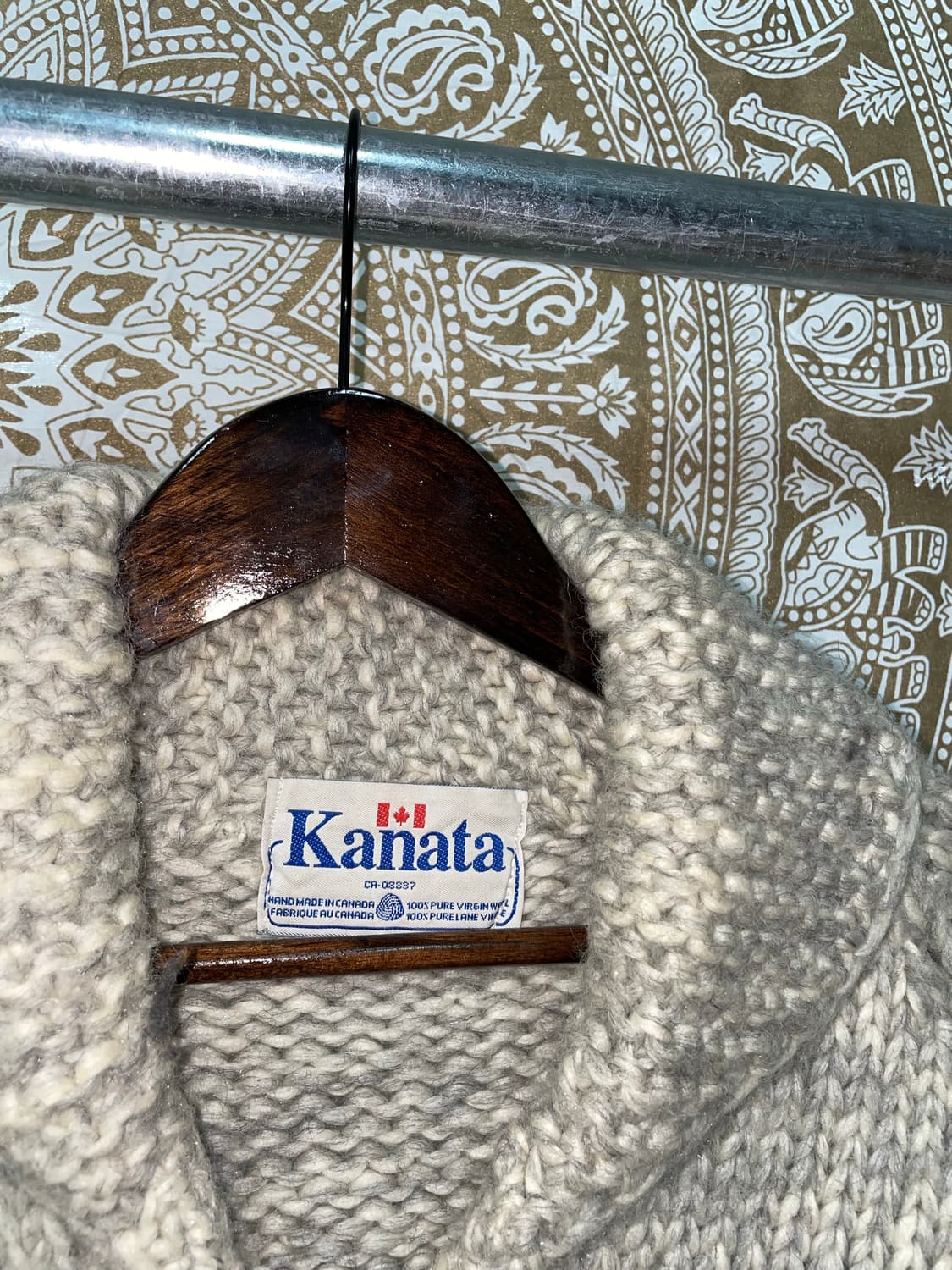 Kanata 코위찬 숄카라 니트 집업 자켓  상품이미지4