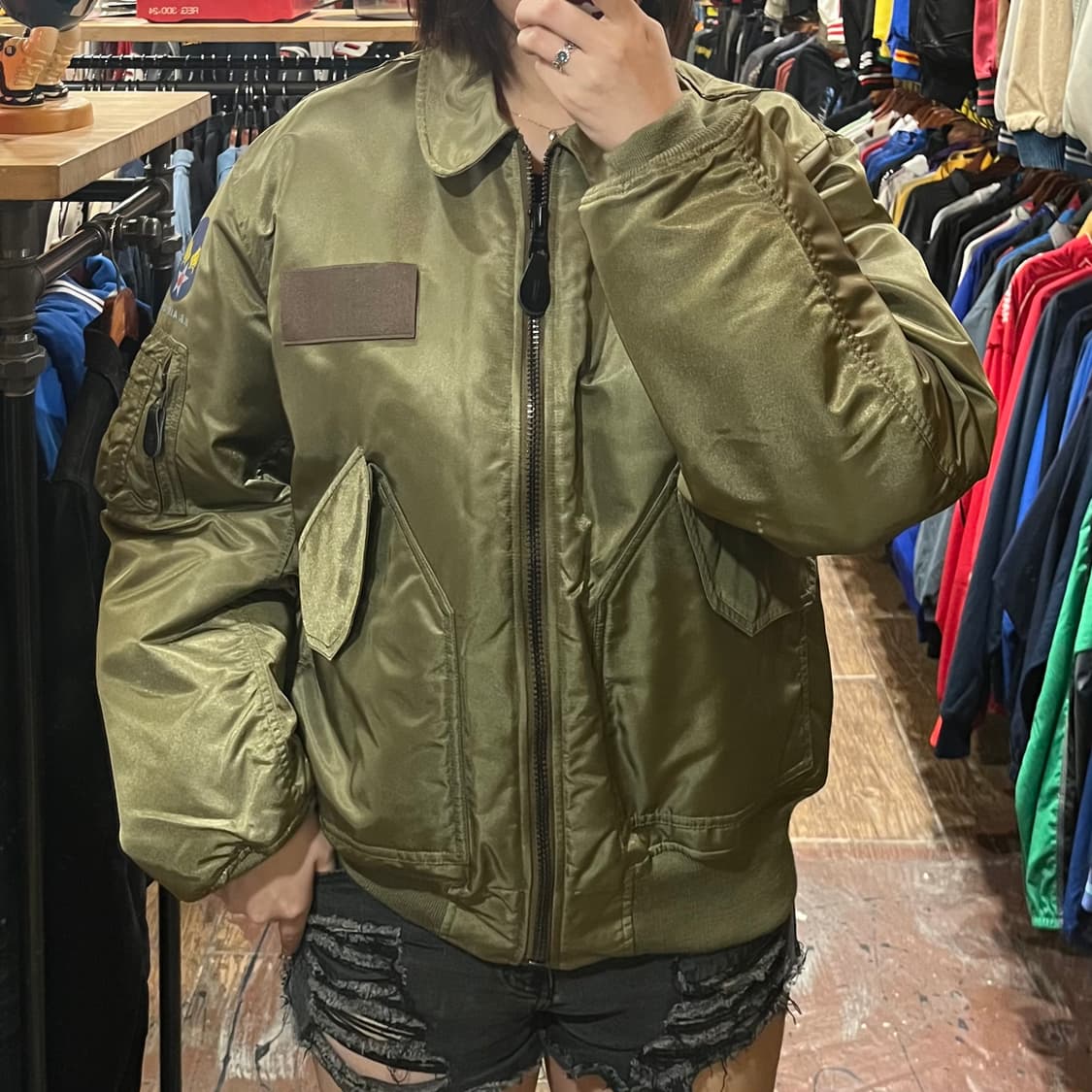 [HI] 펜타곤 봄버 자켓 상품이미지1