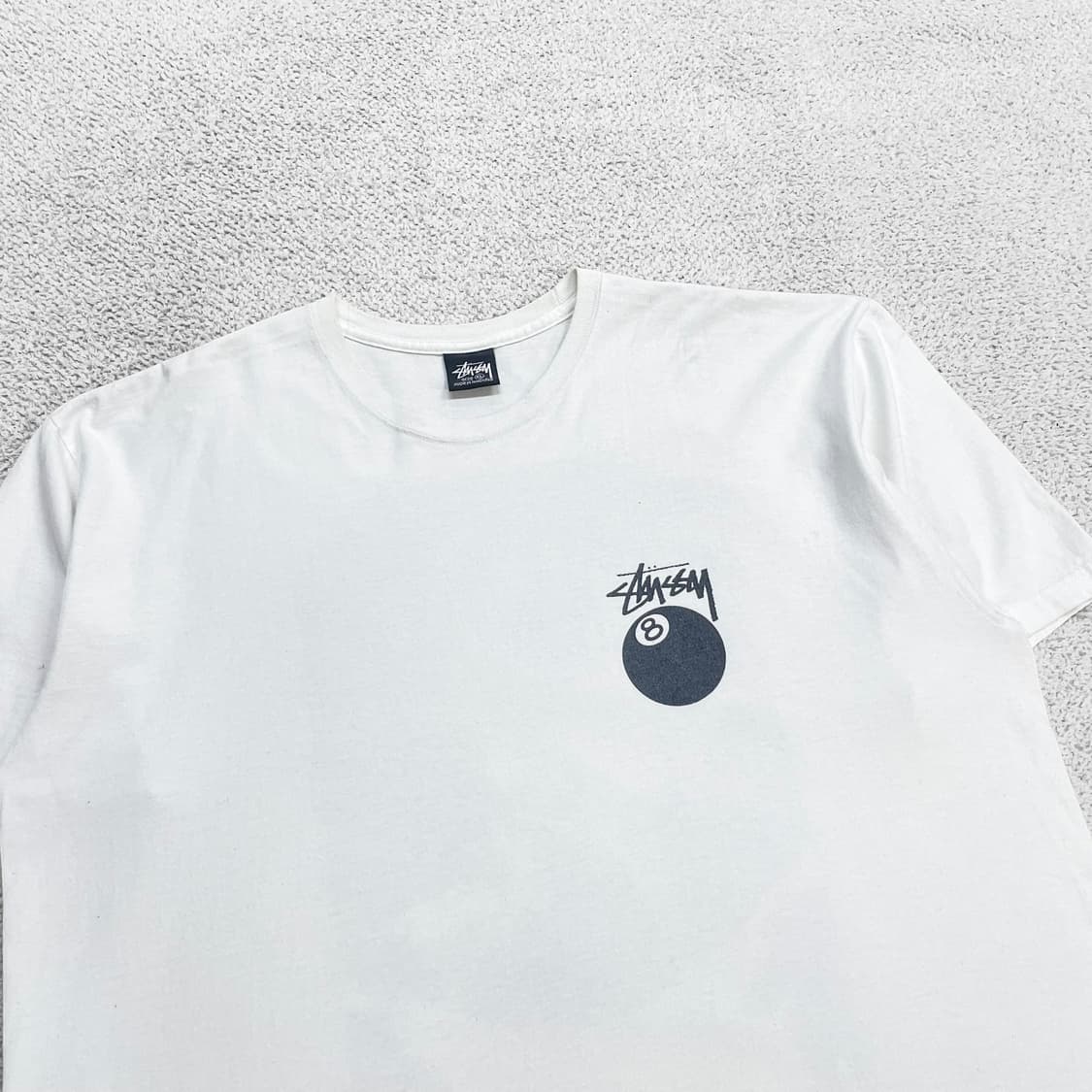 스투시 Stussy 8볼 X-ray 반팔 티셔츠 화이트 상품이미지4